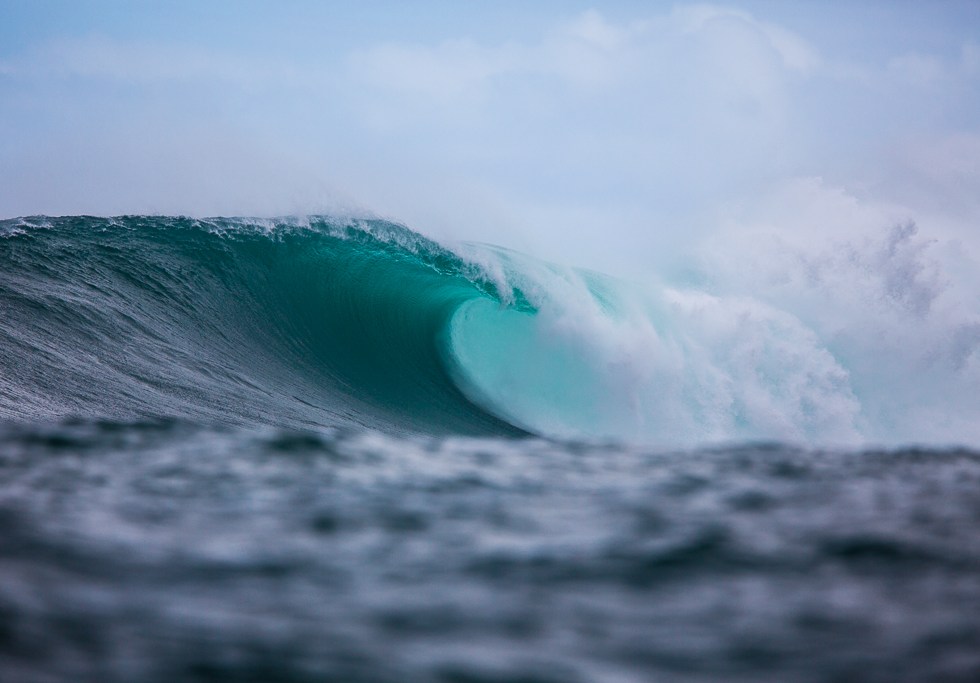 Dungeons big wave surfing Hout Bay, South Africa